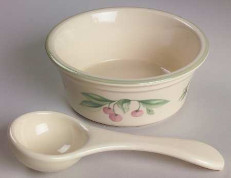 Garden Party (Garden Impressions) Dip/Salsa Crock & Ladle