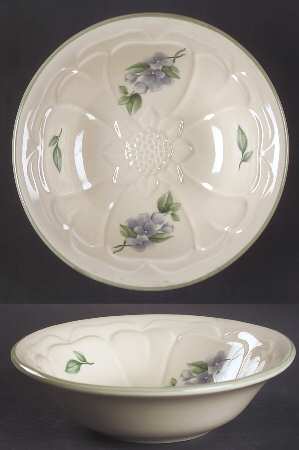 Garden Party (Garden Impressions) 7" Floral Embossed Bowl