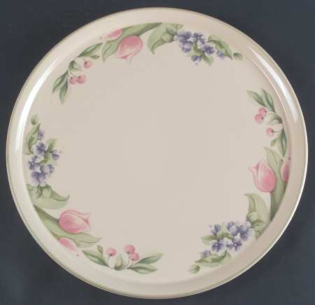 Garden Party (Garden Impressions) 12" Round Platter