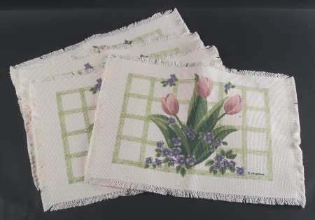 Garden Party (Garden Impressions) Cloth Placemat - Set of 4