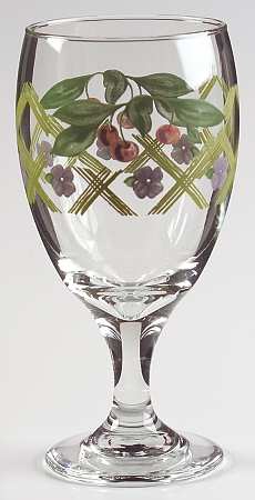 Garden Party (Garden Impressions) 16 Oz Glassware Iced Tea by Pfaltzgraff