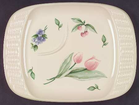 Garden Party (Garden Impressions) Rectangular Snack Tray