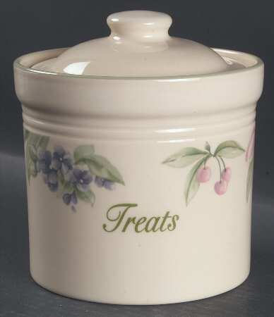 Garden Party (Garden Impressions) Treat Jar & Lid by Pfaltzgraff