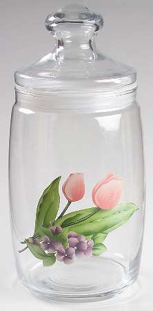 Garden Party (Garden Impressions) Medium Glassware Storage Jar & Lid