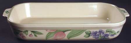 Garden Party (Garden Impressions) 13"  Rectangular Baker by Pfaltzgraff