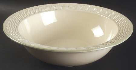 Garden Party (Garden Impressions) Bowl-Wicker Trim/Serving