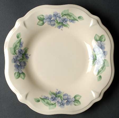 Garden Party (Garden Impressions) Sculpted Luncheon Plate