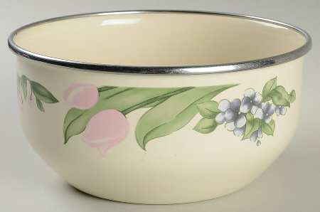 Garden Party (Garden Impressions) 5 3/4" Metal Bowl by Pfaltzgraff