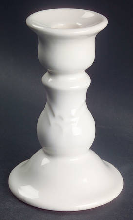 Gazebo White 5" Candlestick