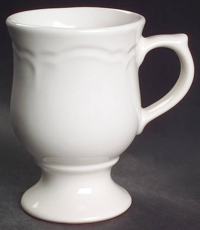 Gazebo White Pedestal Mug by Pfaltzgraff