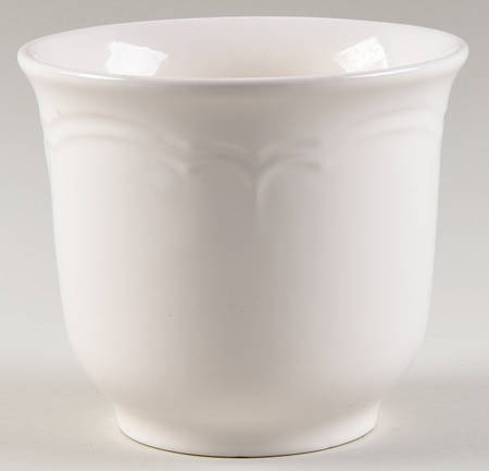 Gazebo White 4" Flower Pot No Underplate