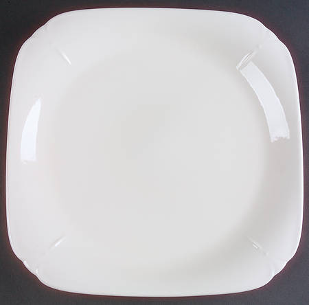 Gazebo White 12" Square Serving Platter