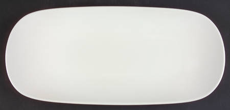 Gazebo White 16" Rectangular Serving Platter