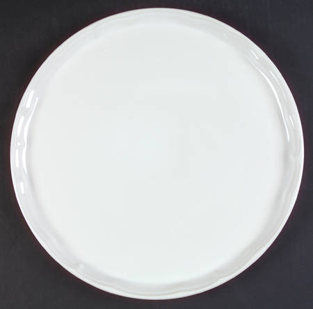 Gazebo White 12" Round Platter
