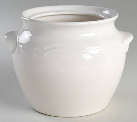 Gazebo White Bean Pot No Lid