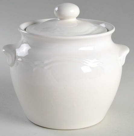 Gazebo White Bean Pot & Lid by Pfaltzgraff