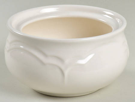 Gazebo White Sugar Bowl No Lid