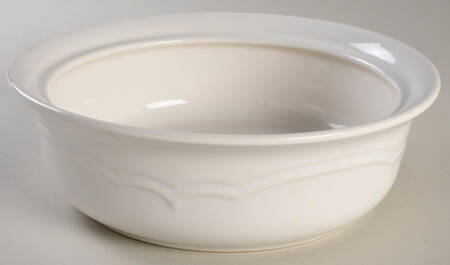 Gazebo White 1 Qt Round Casserole No Lid by Pfaltzgraff