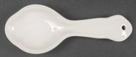 Gazebo White Spoon Rest/Holder (Holds 1 Spoon)