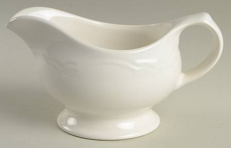 Gazebo White Round Gravy Boat (GR2SP)