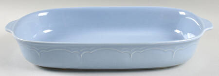 Gazebo Blue 14" Rectangular Baker