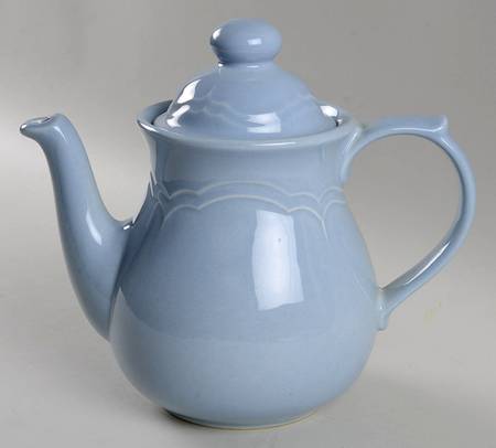 Gazebo Blue China Beverage Server & Lid
