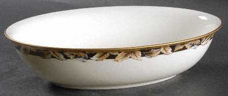Golden Echo 10" Oval Vegetable Bowl