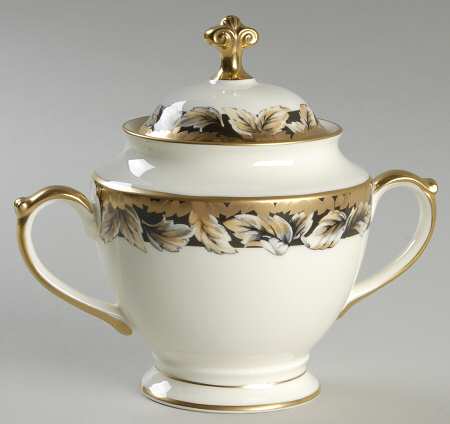 Golden Echo Sugar Bowl & Lid