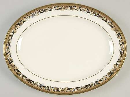 Golden Echo 14" Oval Serving Platter