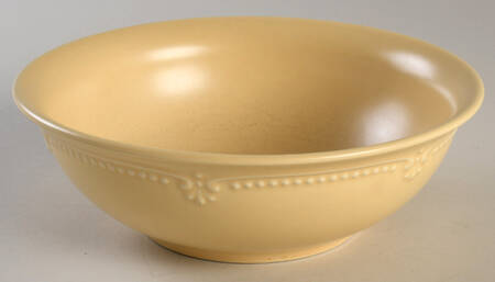 Golden Pearls 7" Round Vegetable Bowl