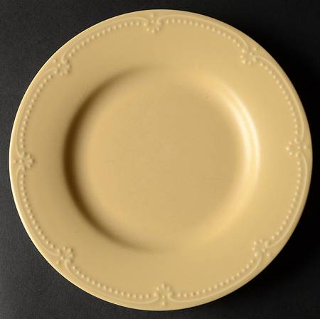 Golden Pearls Luncheon Plate