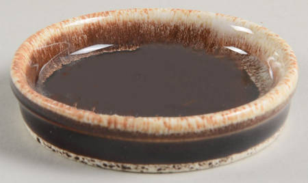 Gourmet Brown Underplate for 3" Flower Pot