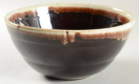 Gourmet Brown 9" Salad Serving Bowl
