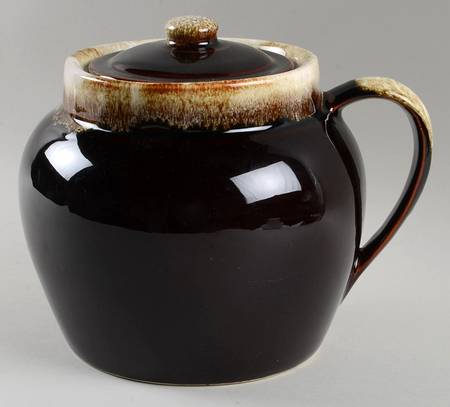 Gourmet Brown Bean Pot & Lid