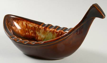Gourmet Brown Leaf Shaped Ashtray