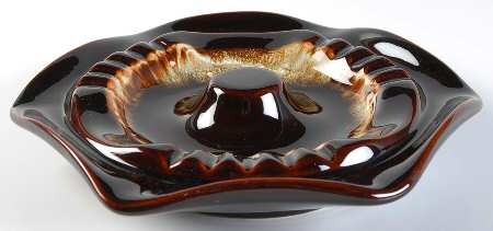 Gourmet Brown 9" Round Ashtray