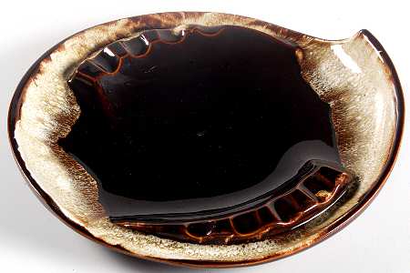 Gourmet Brown 9" Round Ashtray