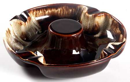 Gourmet Brown 8" Round Ashtray