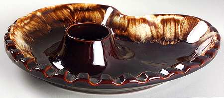 Gourmet Brown Kidney Shaped Ashtray