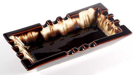 Gourmet Brown 8" Rectangular Ashtray