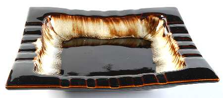 Gourmet Brown 8" Square Ashtray