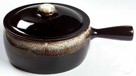 Gourmet Brown 2.5 Qt Round Covered Casserole