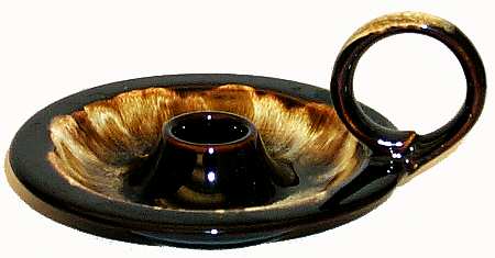 Gourmet Brown Handled Candleholder