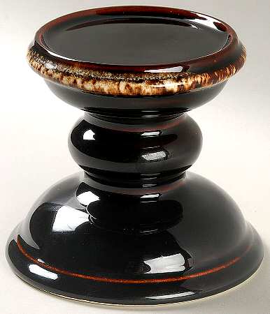 Gourmet Brown Pillar Candleholder