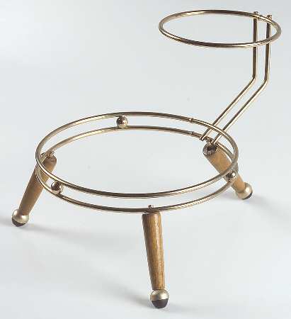 Gourmet Brown Metal Stand for Chip & Dip Set  (CHIMS)