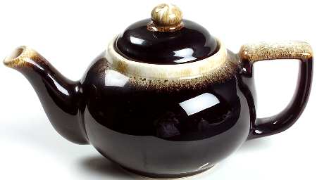 Gourmet Brown Teapot & Lid