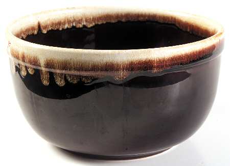 Gourmet Brown 9" Salad Serving Bowl