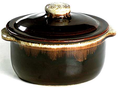 Gourmet Brown Individual Casserole & Lid
