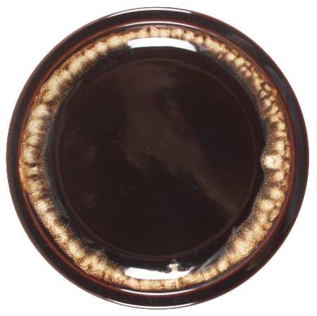 Gourmet Brown Luncheon Plate