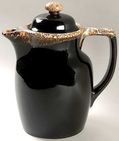 Gourmet Brown Coffee Pot & Lid